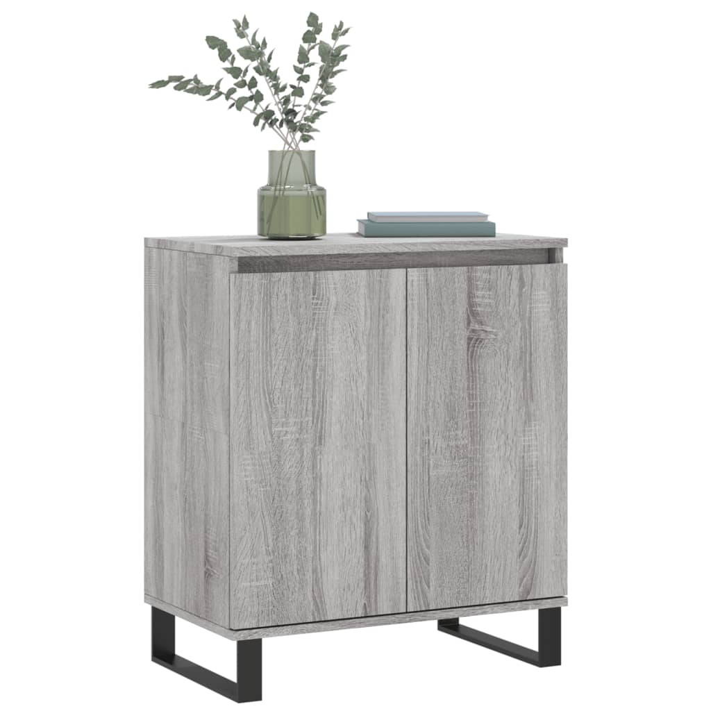 vidaXL Buffet Sonoma gris 60x35x70 cm Bois d'ingénierie