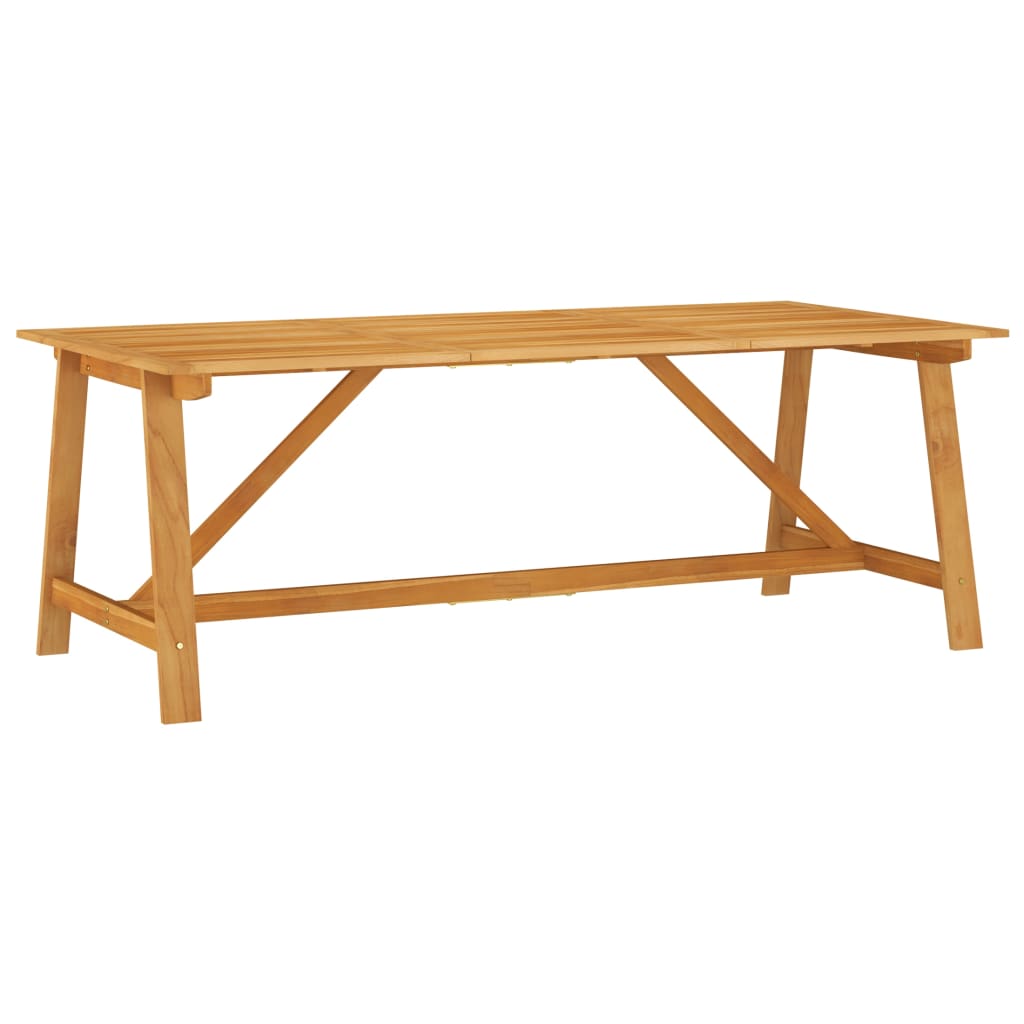 vidaXL Ensemble à manger de jardin 9 pcs Bois d'acacia solide