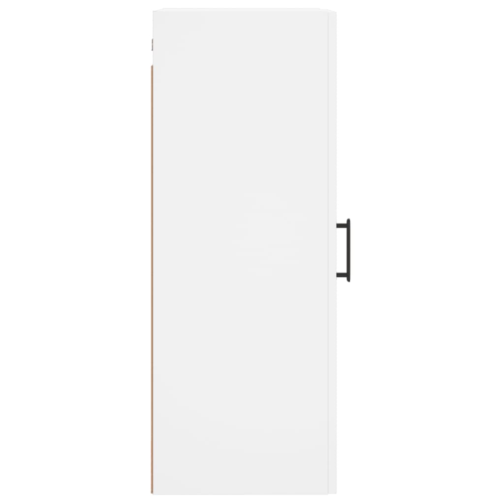 vidaXL Armoire murale blanc 34,5x34x90 cm