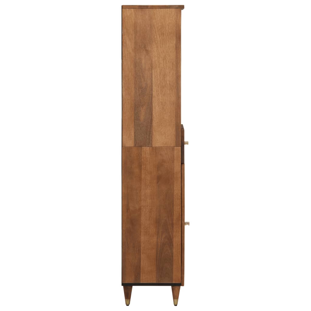 vidaXL Armoire de salle de bain 38x33x160 cm bois massif de manguier