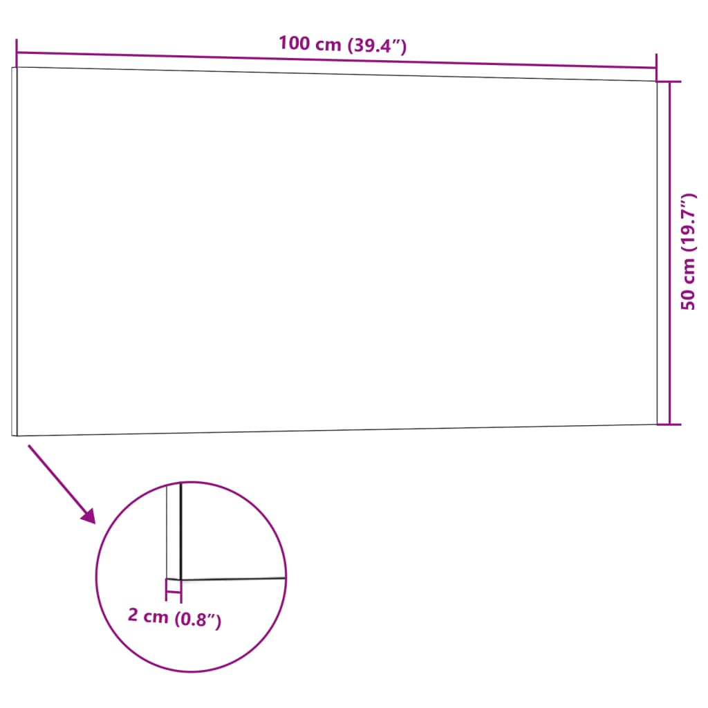 vidaXL Panneaux muraux 3D 10 pcs marron 100x50 cm EPS