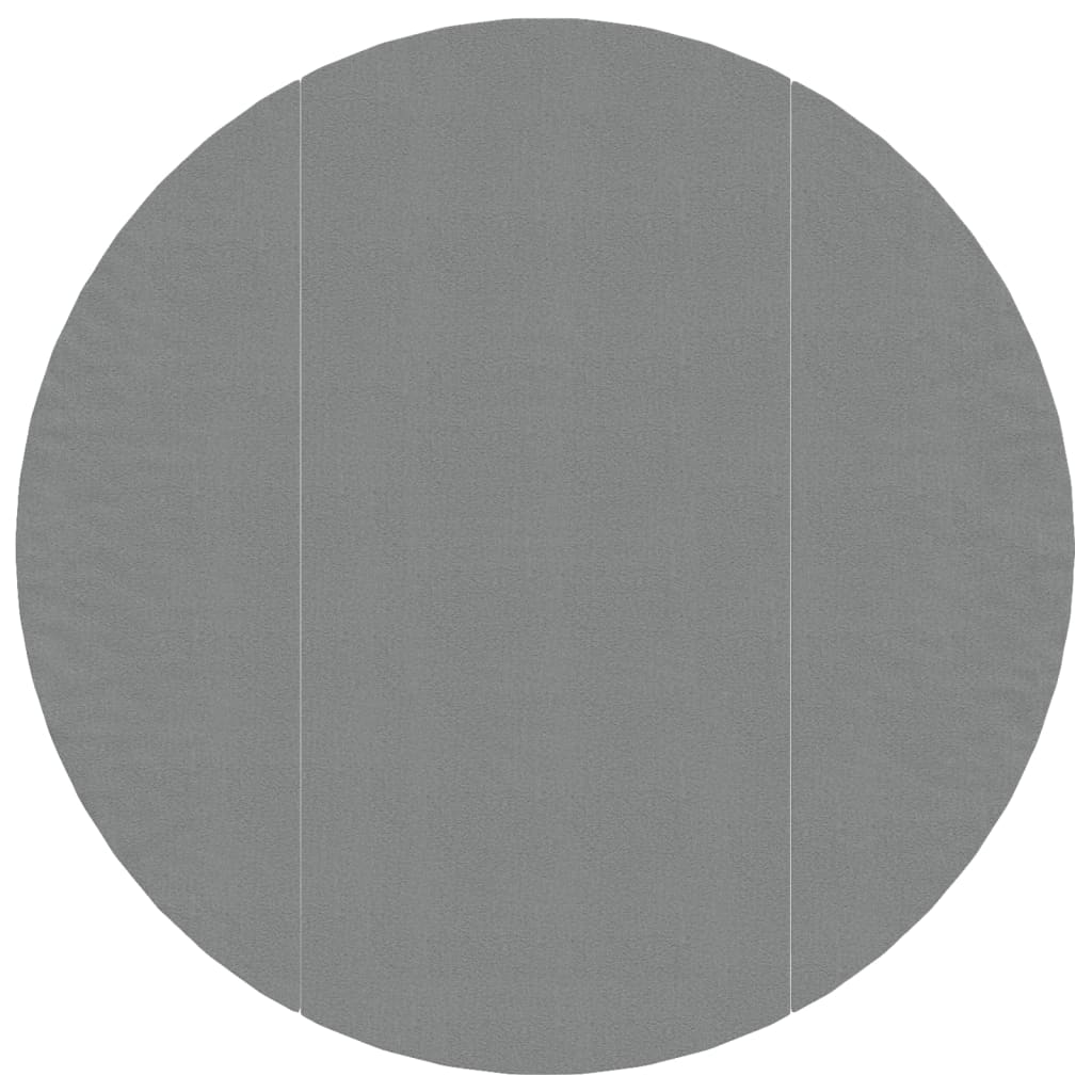 vidaXL Bâche de piscine gris clair Ø366 cm géotextile polyester