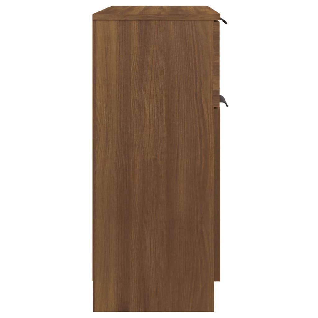 vidaXL Buffet chêne marron 60x30x70 cm Bois d'ingénierie