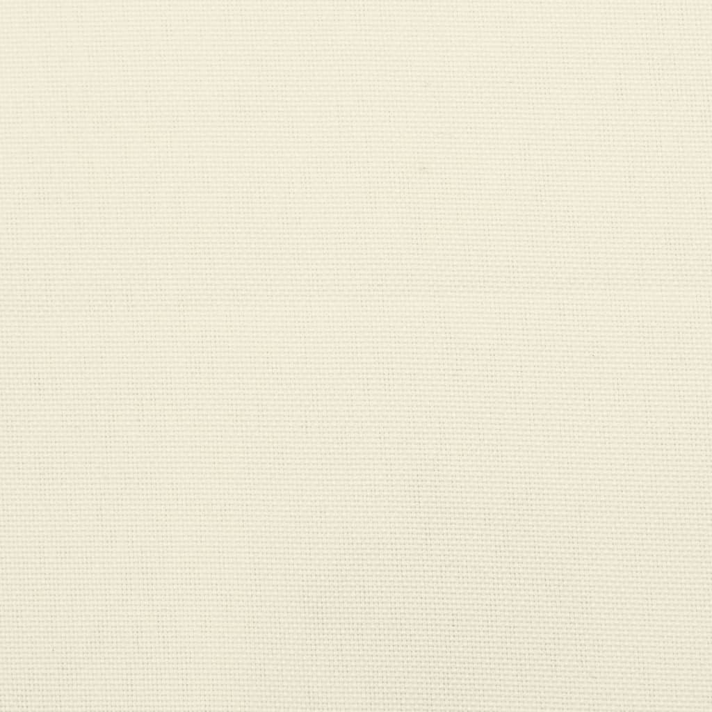 vidaXL Coussins de palette lot de 3 blanc crème tissu oxford