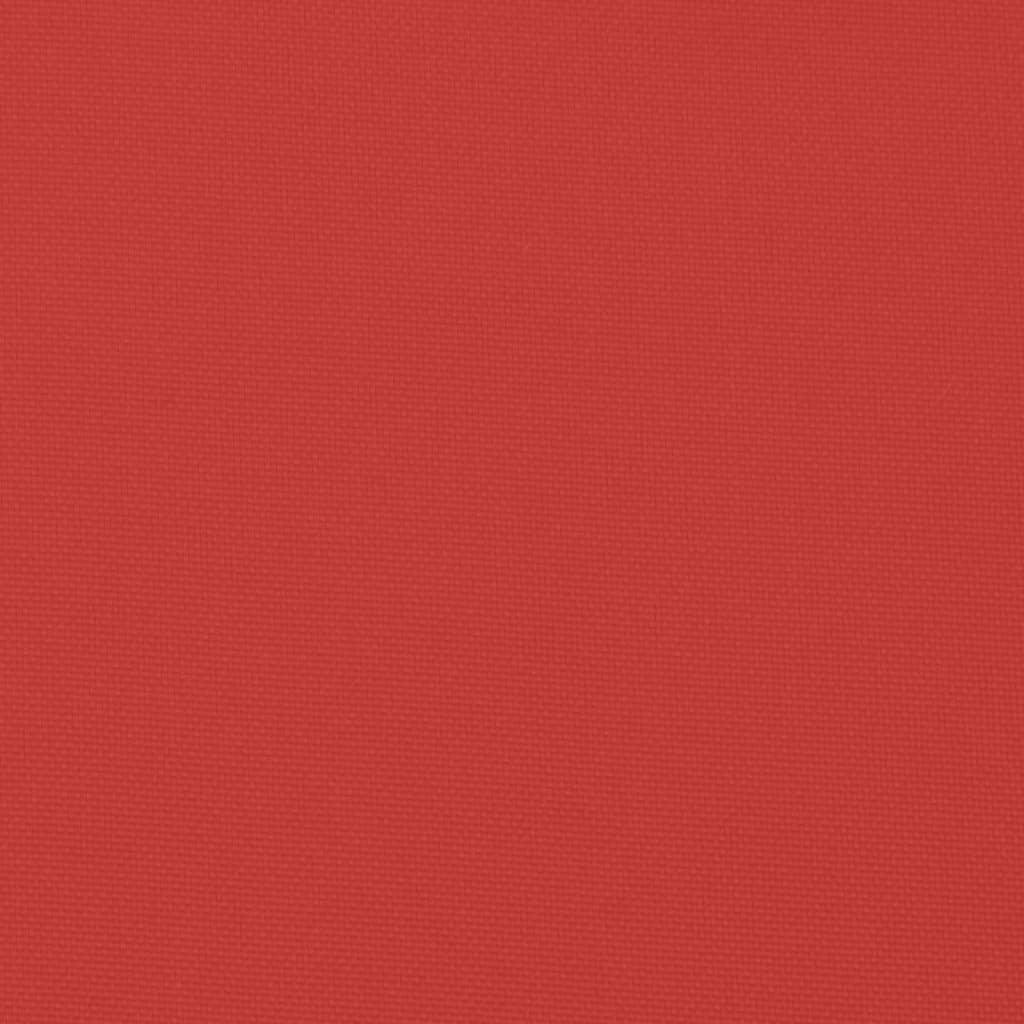 vidaXL Coussin de palette rouge 60x60x8 cm tissu oxford