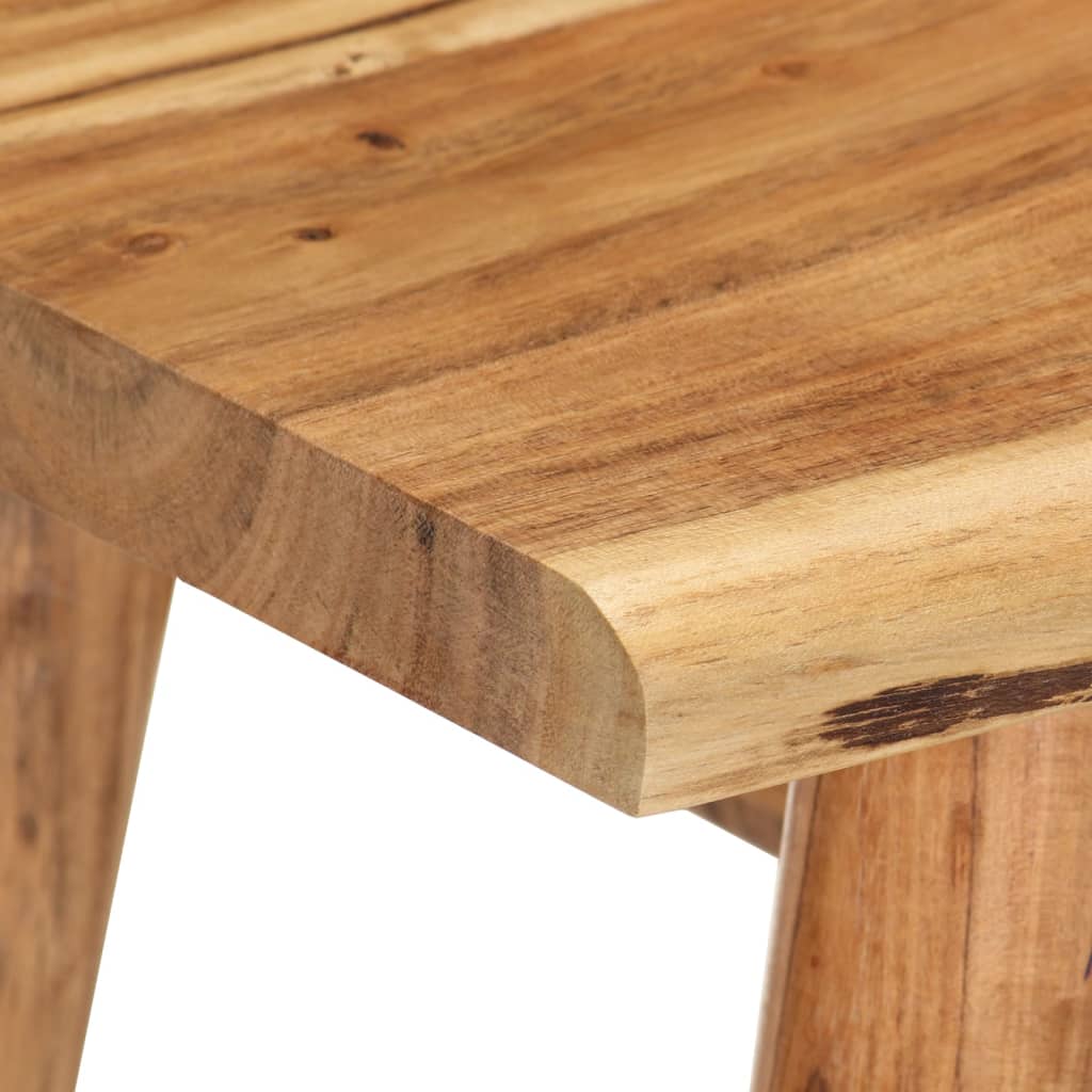 vidaXL Table de chevet Bois d'acacia massif 45 x 32 x 55 cm