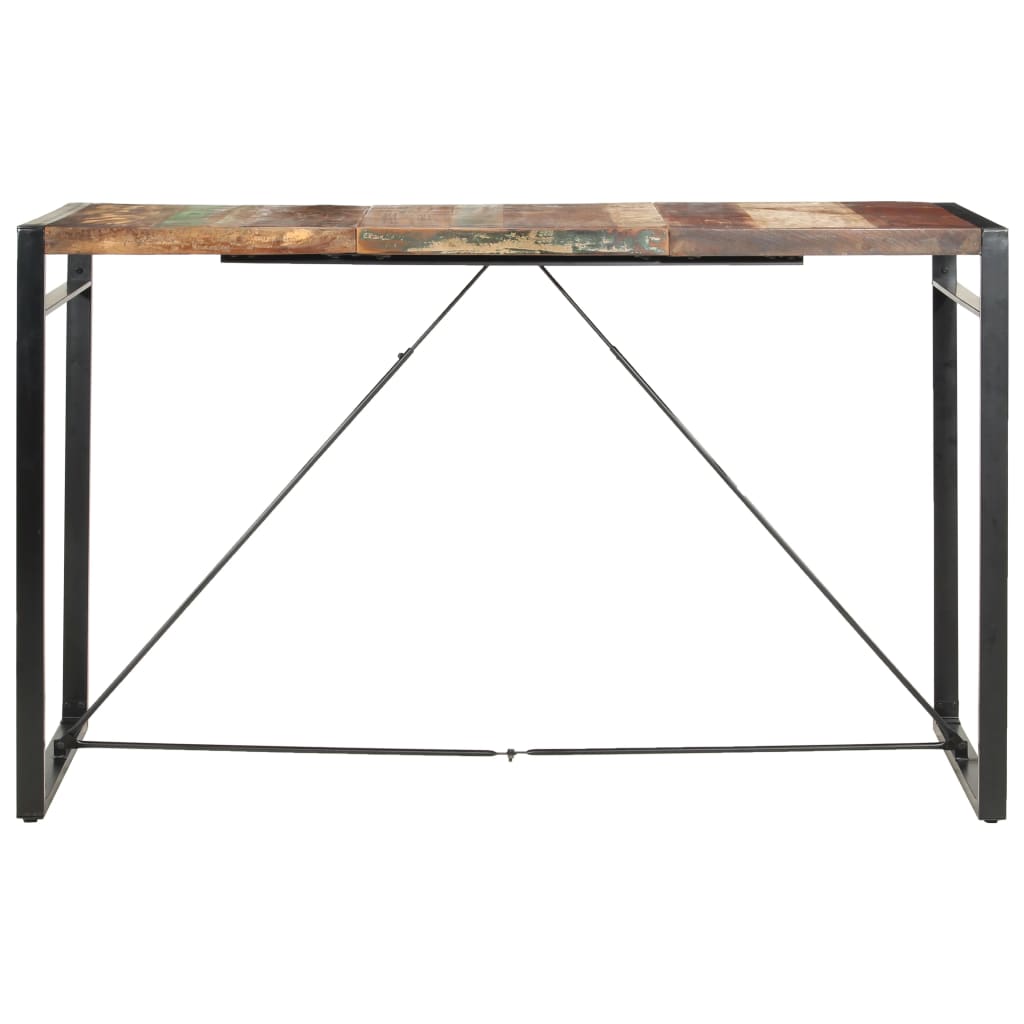 vidaXL Table de bar 180x90x110 cm Bois de récupération solide