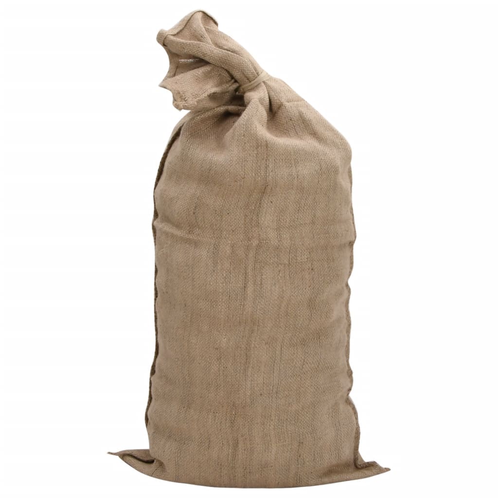 vidaXL Sacs en jute 5 pcs 65x135 cm 100 % jute 340 g/m²