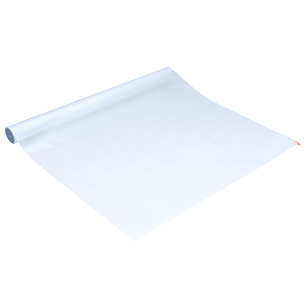 vidaXL Film de fenêtre statique dépoli gris transparent 60x1000 cm PVC