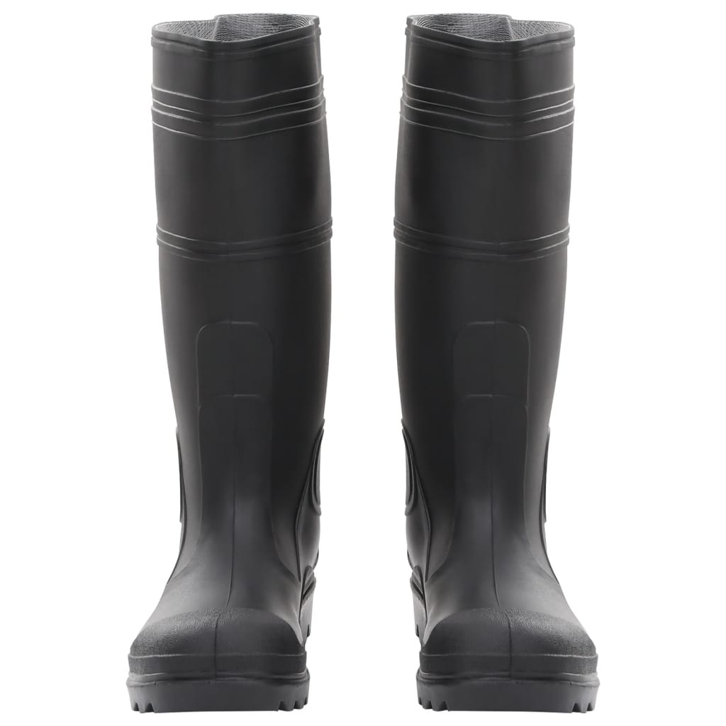 vidaXL Bottes de pluie noir taille 39 PVC