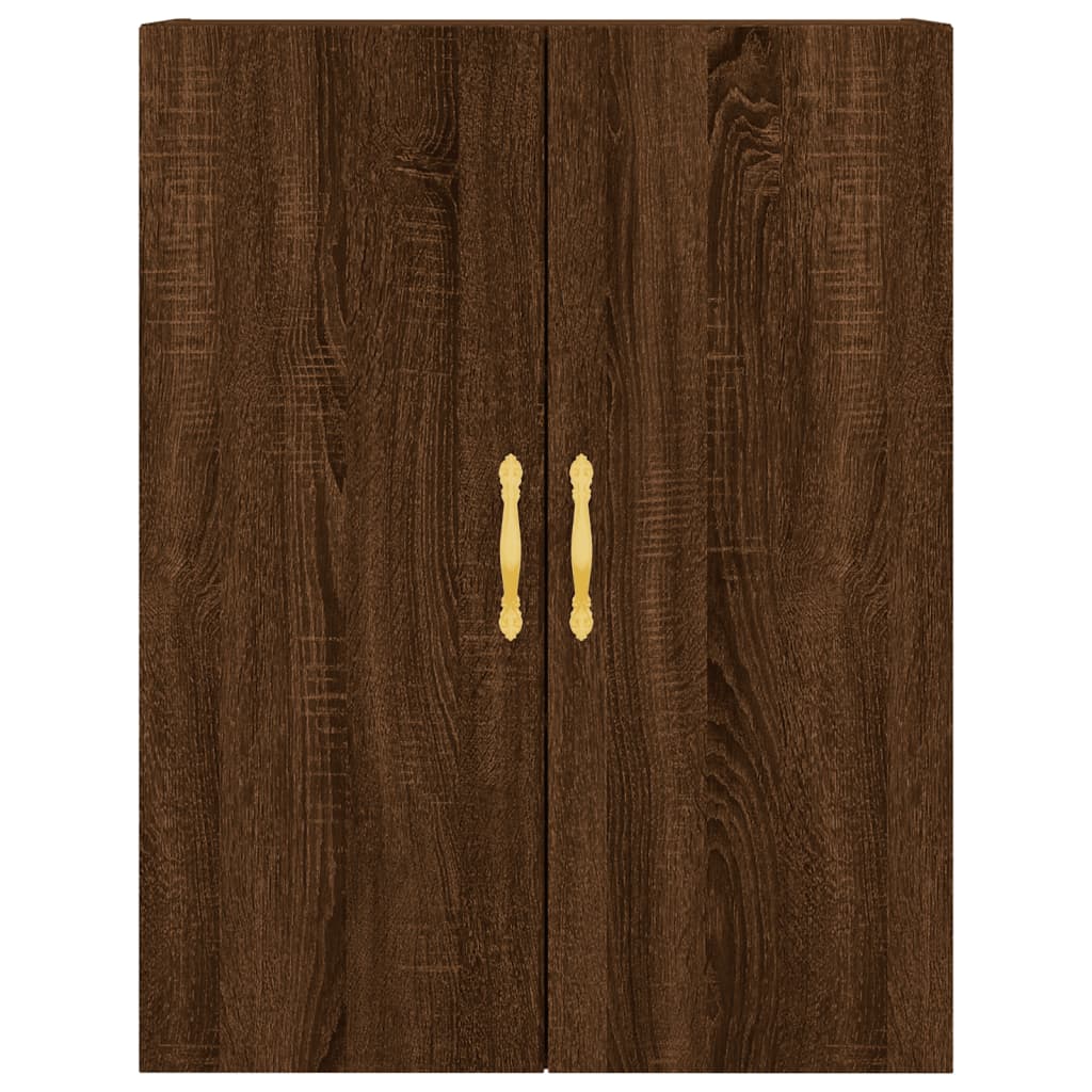 vidaXL Armoire murale chêne marron 69,5x34x90 cm