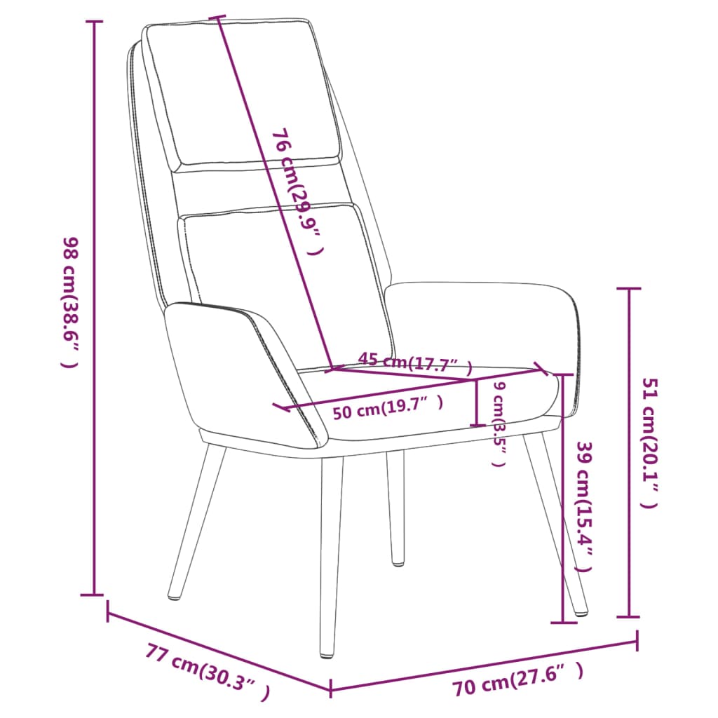 vidaXL Chaise de relaxation Jaune moutarde Tissu