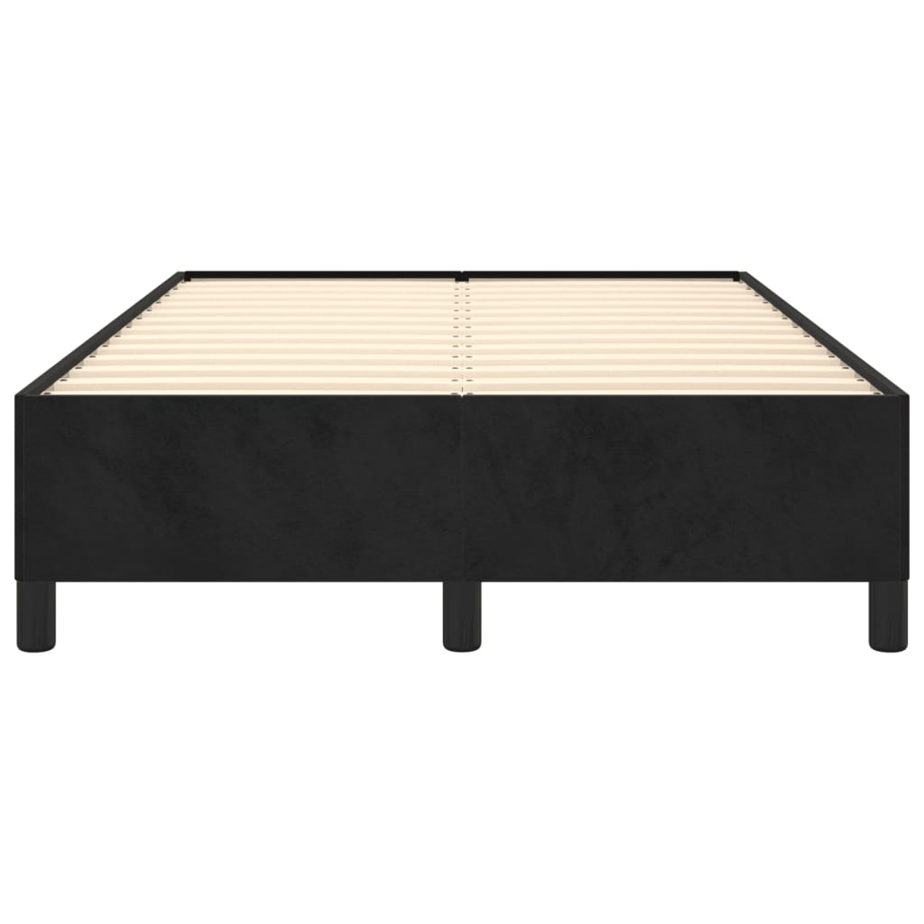 vidaXL Cadre de lit sans matelas noir 120x200 cm velours