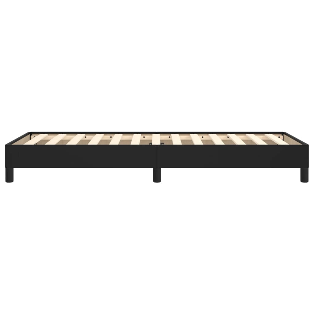 vidaXL Cadre de lit sans matelas noir 90x200 cm similicuir