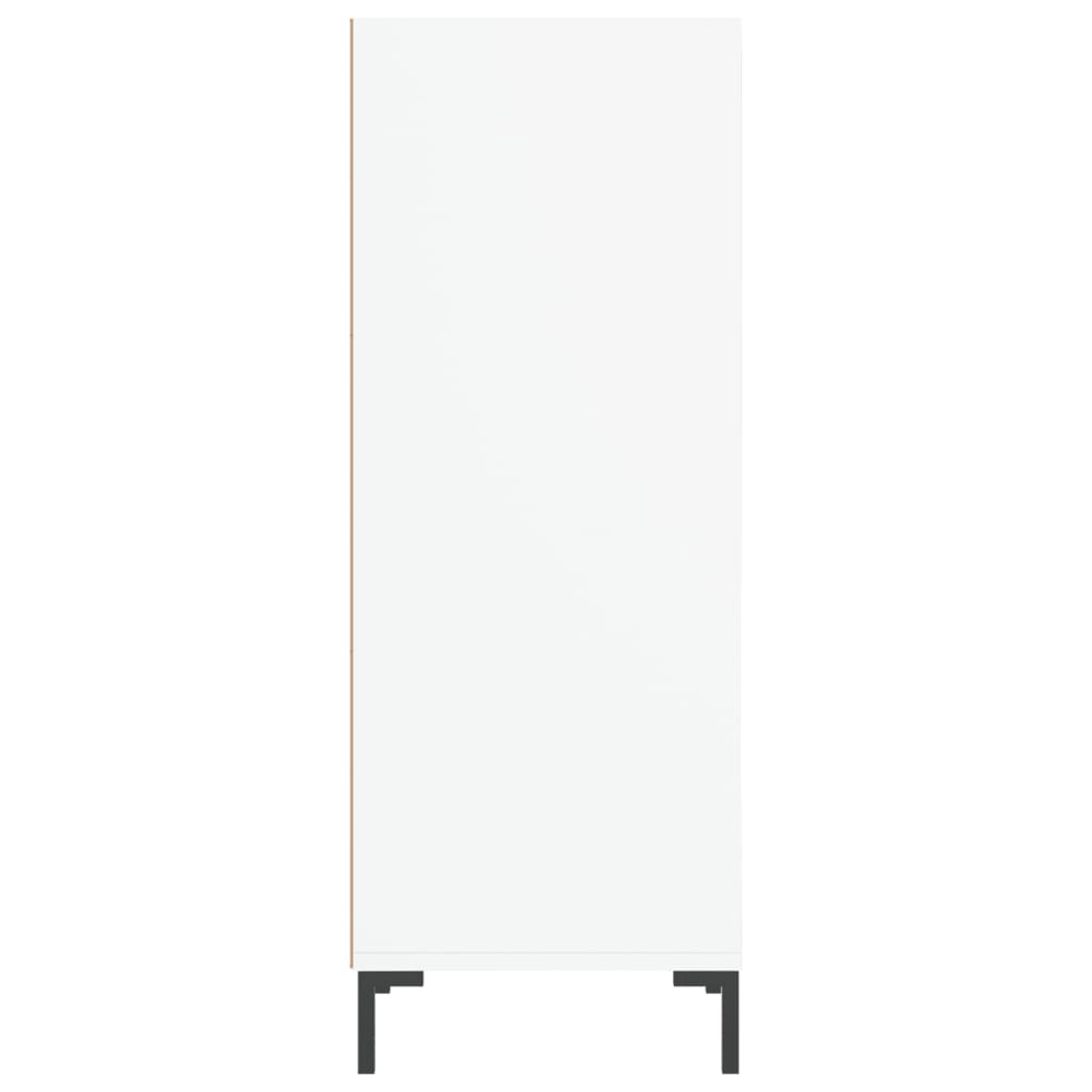 vidaXL Buffet blanc 34,5x32,5x90 cm bois d'ingénierie