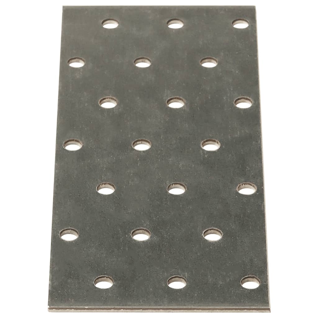 vidaXL Plaques perforées 40 pcs 2 mm 140x60 mm acier galvanisé