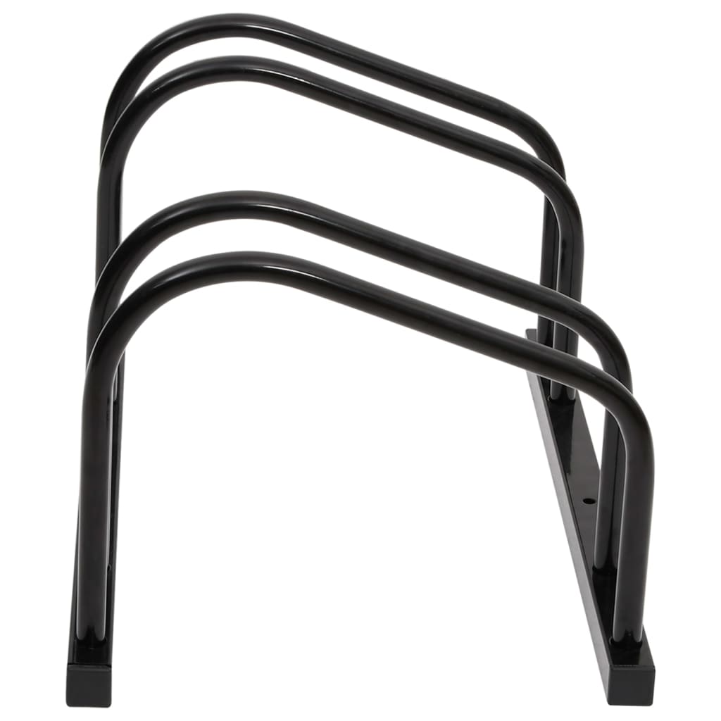 vidaXL Porte-vélos pour 2 vélos noir acier