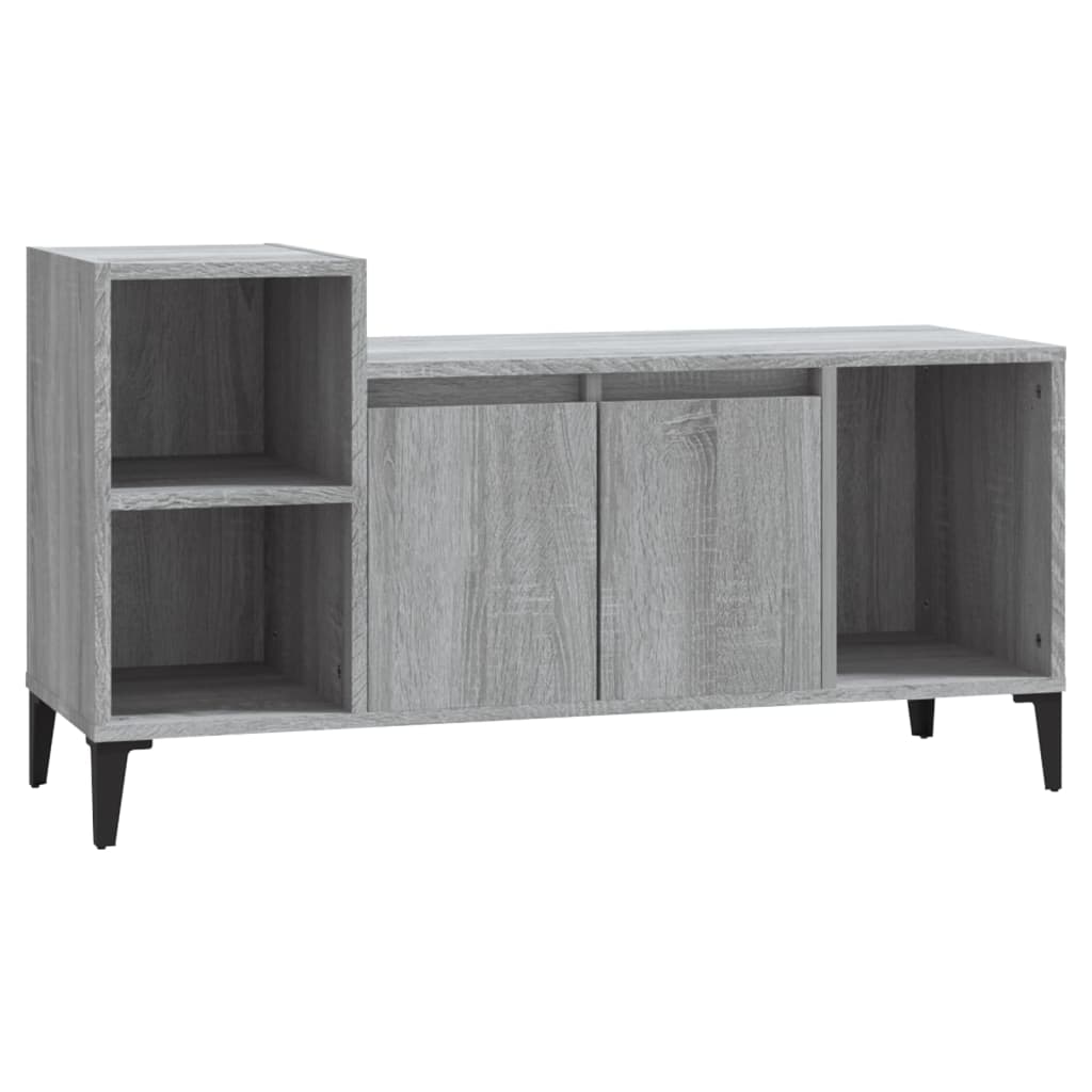 vidaXL Meuble TV Sonoma gris 100x35x55 cm Bois d'ingénierie