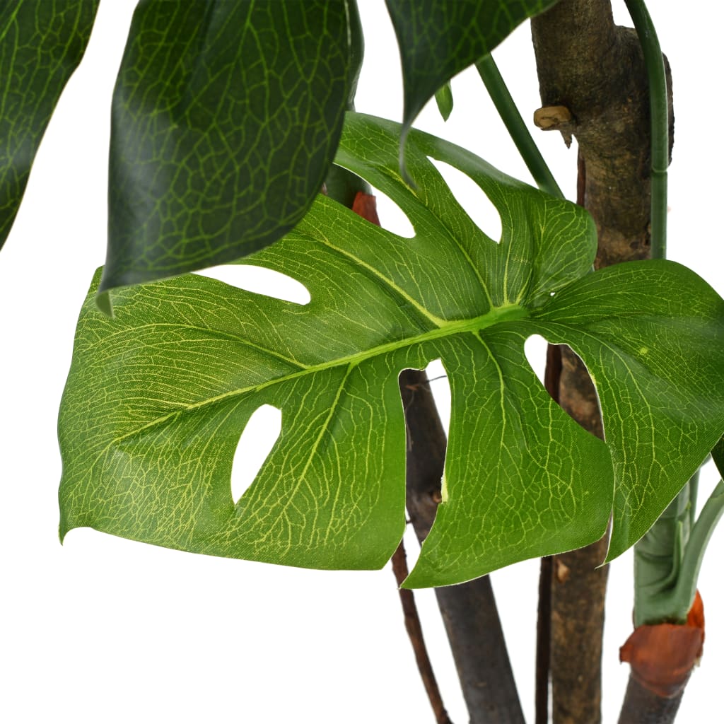 vidaXL Plante artificielle avec pot Monstera 130 cm Vert