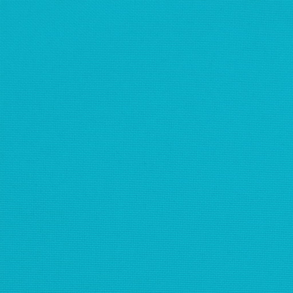 vidaXL Coussin de palette turquoise 60x60x8 cm tissu oxford
