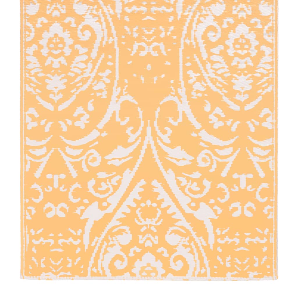 vidaXL Tapis d'extérieur Orange et blanc 160x230 cm PP