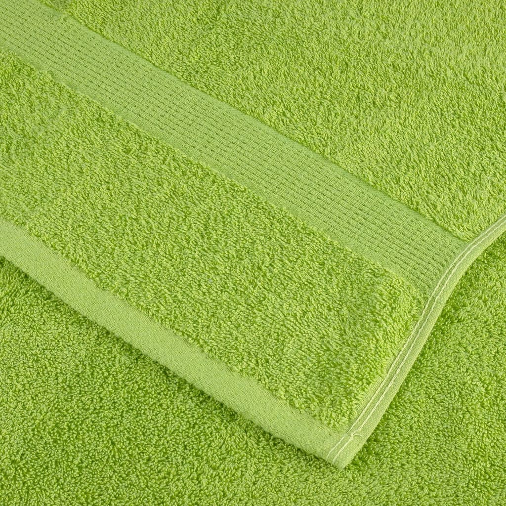 vidaXL Serviettes de visage de qualité sup. SOLUND 2 pcs vert pomme