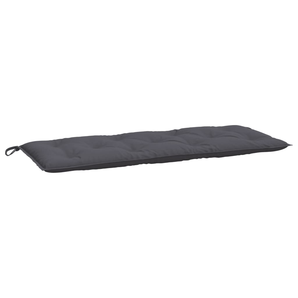 vidaXL Coussins de banc de jardin lot de 2 anthracite tissu Oxford