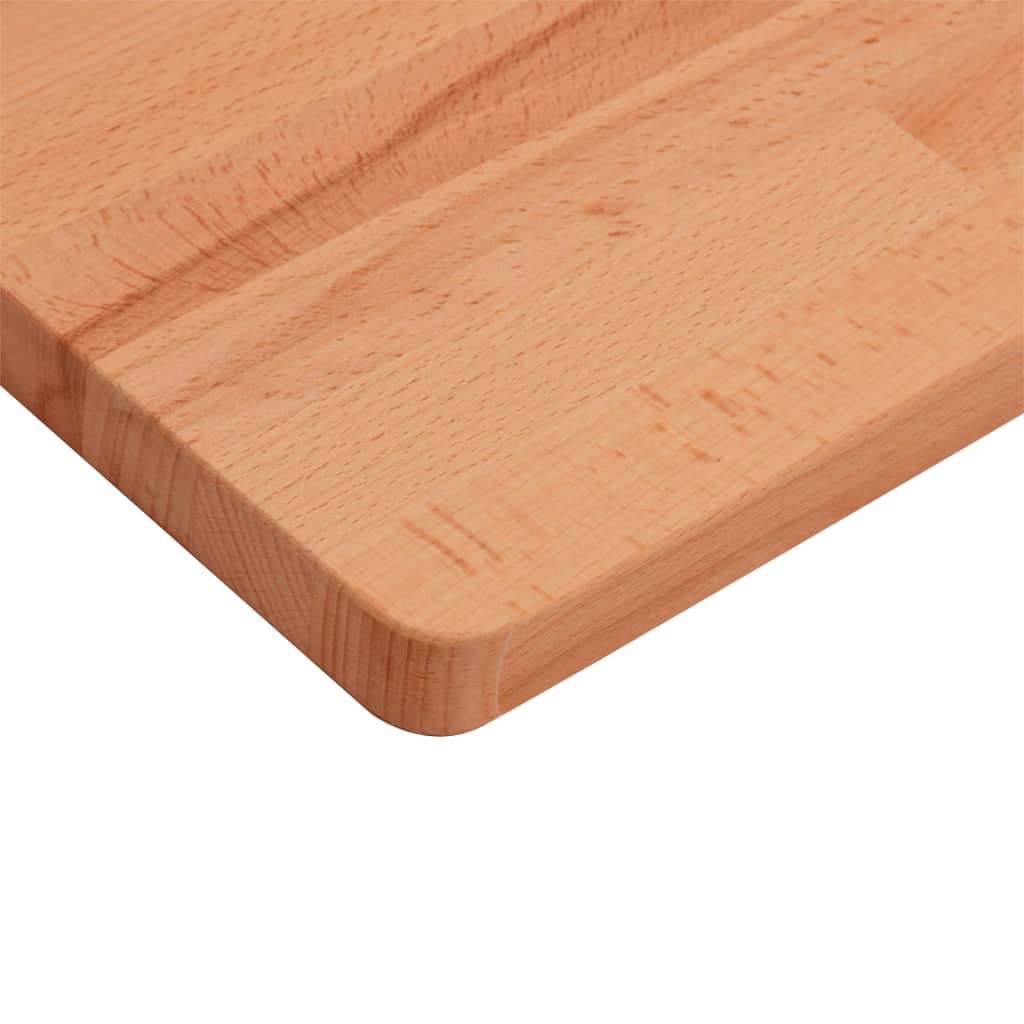vidaXL Dessus de table 60x60x2,5 cm carré bois massif de hêtre