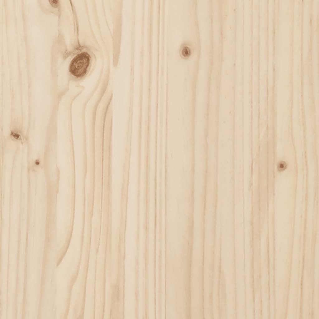 vidaXL Lit coulissant bois massif de pin 2x(90x200) cm