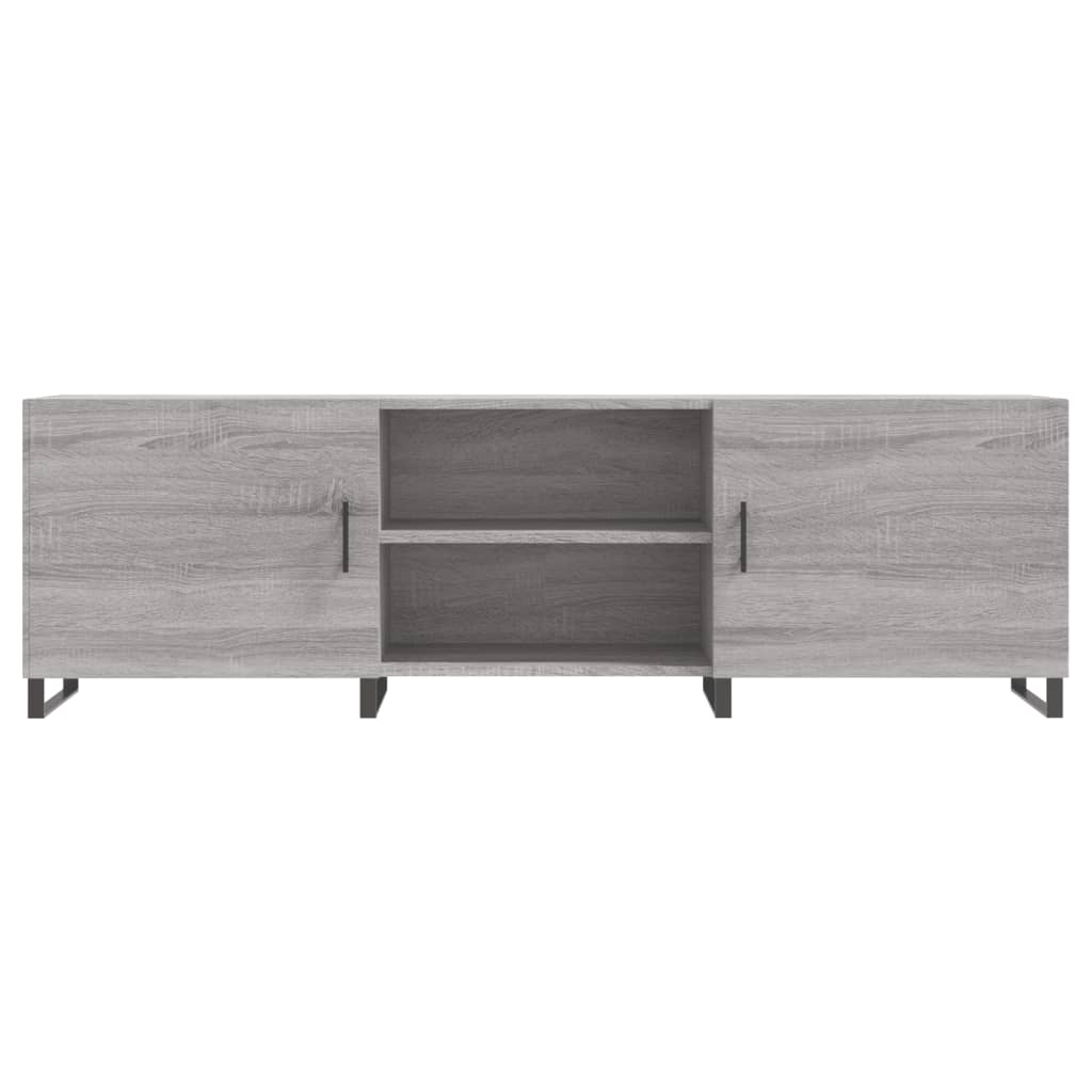 vidaXL Meuble TV sonoma gris 150x30x50 cm bois d'ingénierie