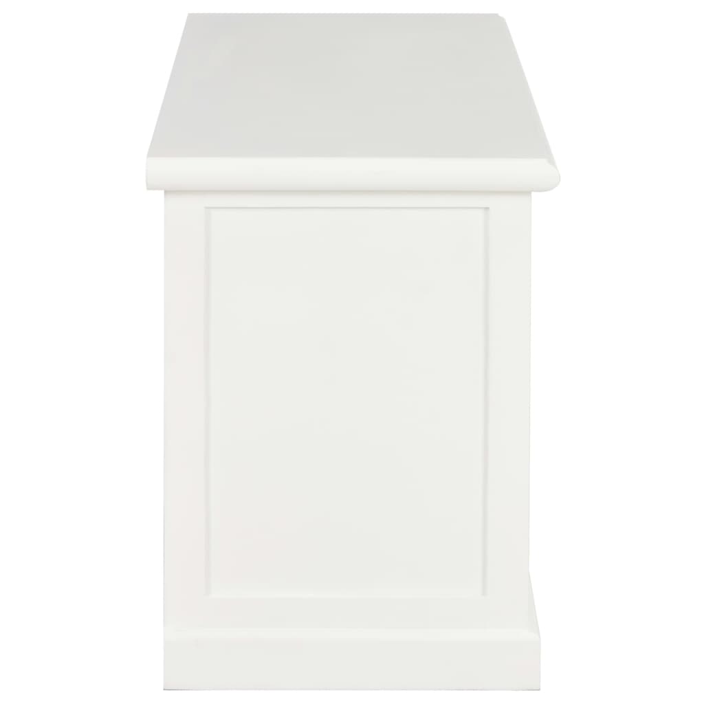 vidaXL Meuble TV Blanc 90x30x40 cm Bois