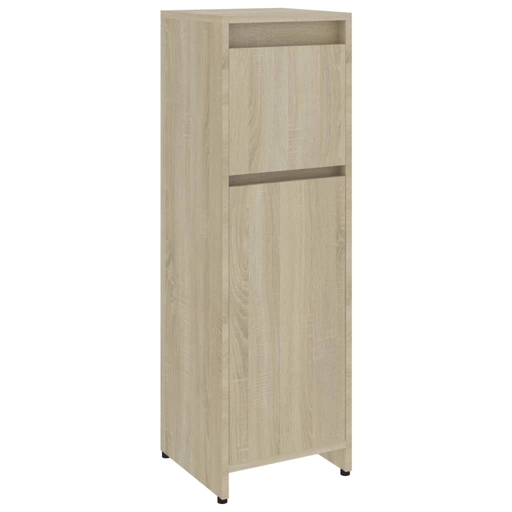 vidaXL Armoire de salle de bain Chêne sonoma Bois d'ingénierie