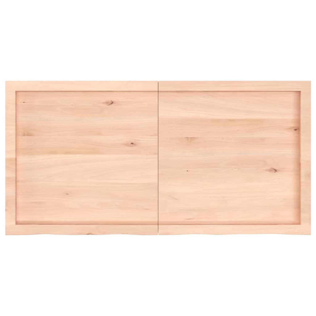 vidaXL Dessus de table 120x60x(2-4) cm bois de chêne massif non traité