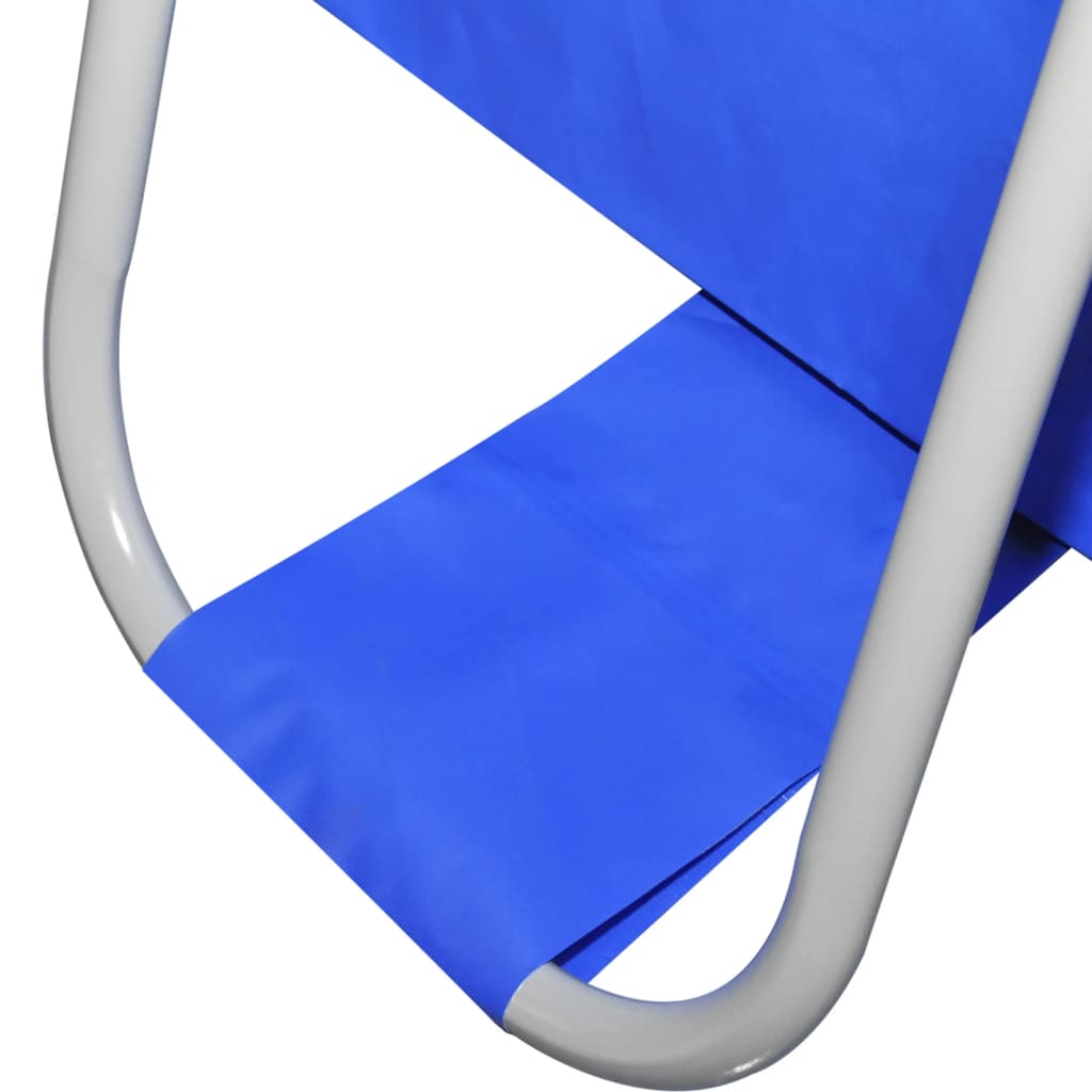 vidaXL Piscine avec cadre en acier 400x207x122 cm Bleu