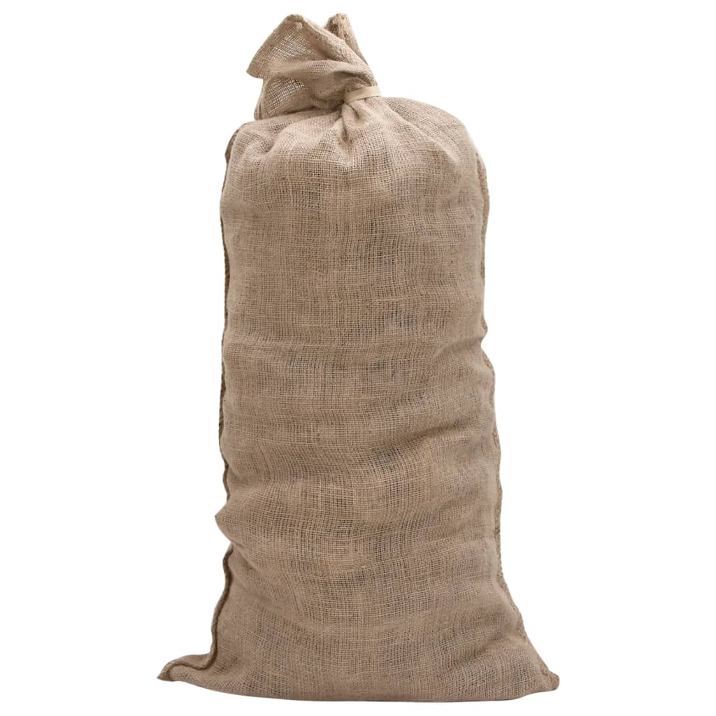 vidaXL Sacs en jute 30 pcs 65x135 cm 100 % jute 220 g/m²