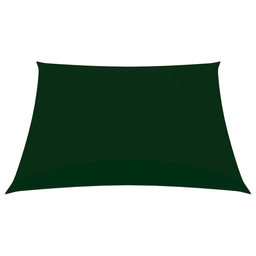 vidaXL Voile de parasol tissu oxford carré 4,5x4,5 m vert foncé