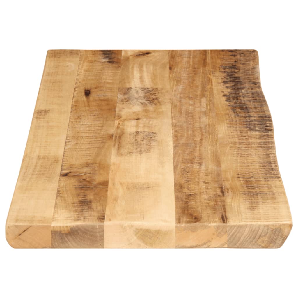 vidaXL Dessus de table bord vivant 90x40x2,5 cm bois de manguier brut