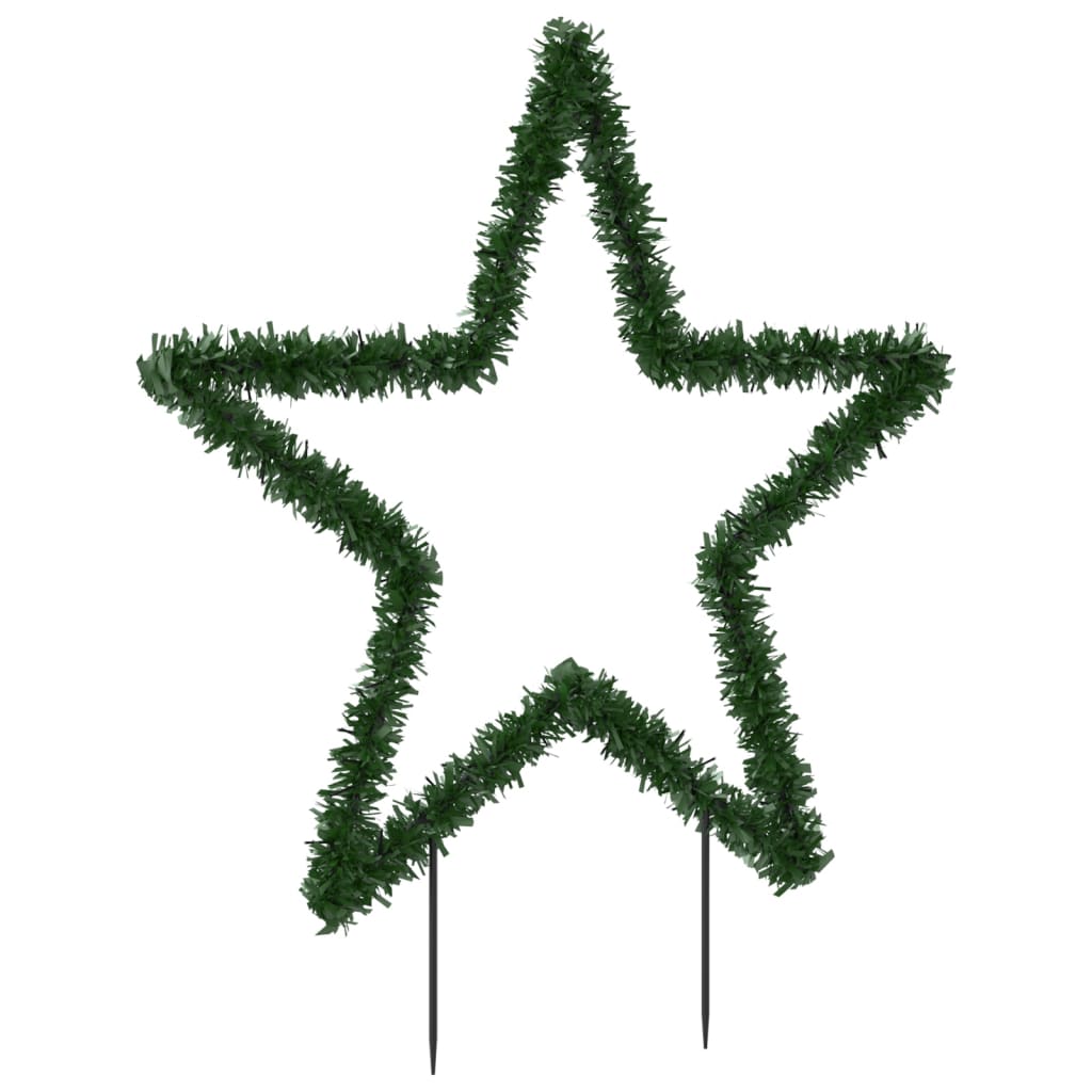 vidaXL Décoration lumineuse étoile de Noël avec piquets 115 LED 85 cm