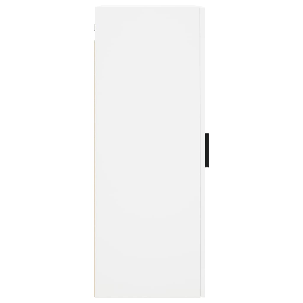 vidaXL Armoire murale blanc 34,5x34x90 cm