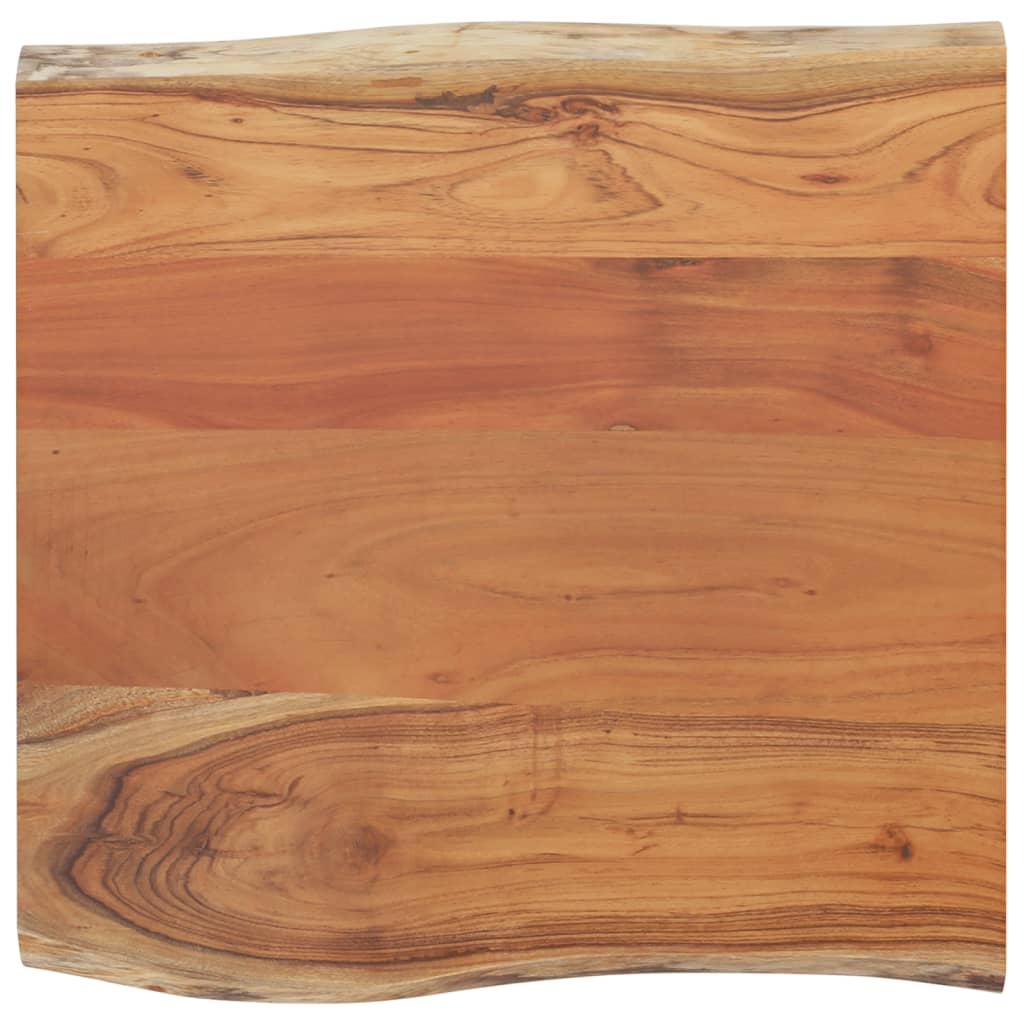 vidaXL Dessus de table 60x60x2,5 cm carré bois massif acacia