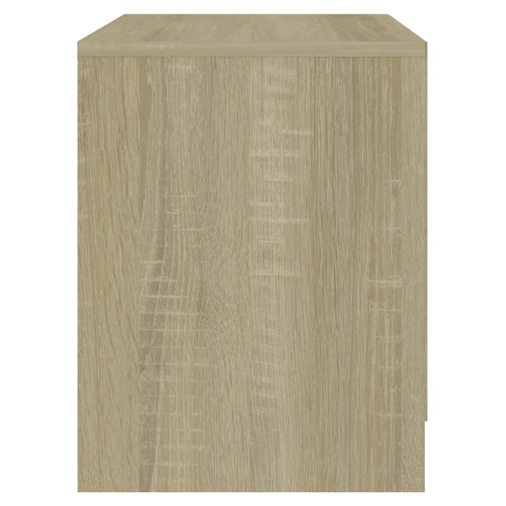 vidaXL Table de chevet chêne sonoma 45x34,5x44,5 cm bois d’ingénierie