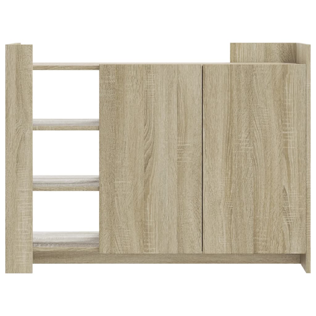 vidaXL Buffet chêne sonoma 100x35x75 cm bois d'ingénierie