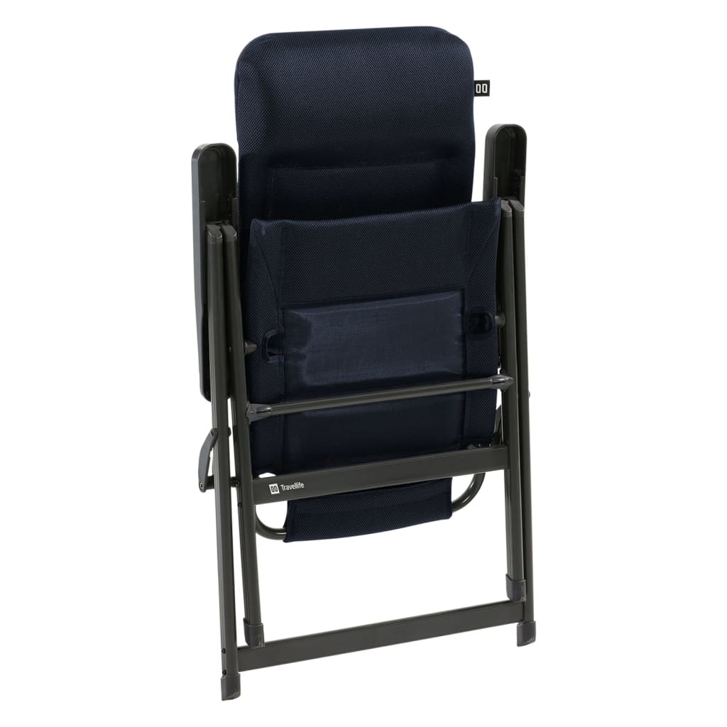 Travellife Chaise inclinable Barletta Comfort L bleu