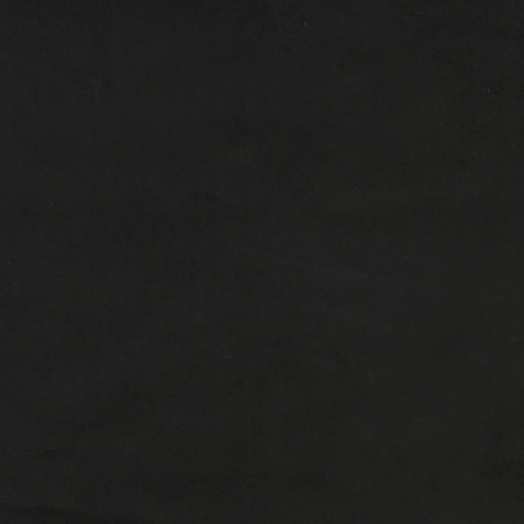 vidaXL Cadre de lit Noir 140x200 cm Velours
