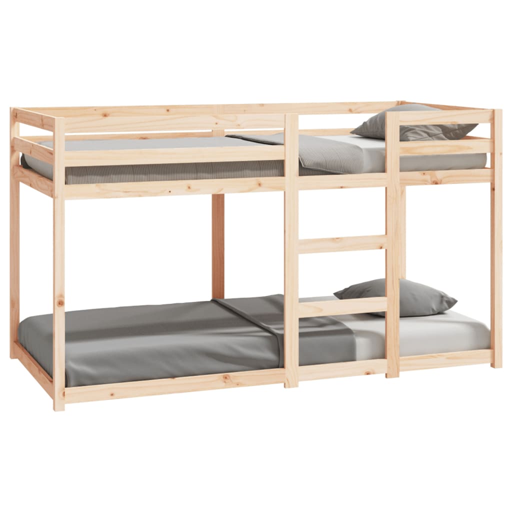 vidaXL Lit superposé sans matelas 90x190 cm bois de pin massif