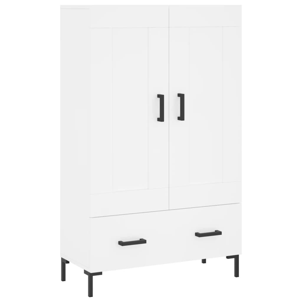 vidaXL Buffet haut blanc 69,5x31x115 cm bois d'ingénierie