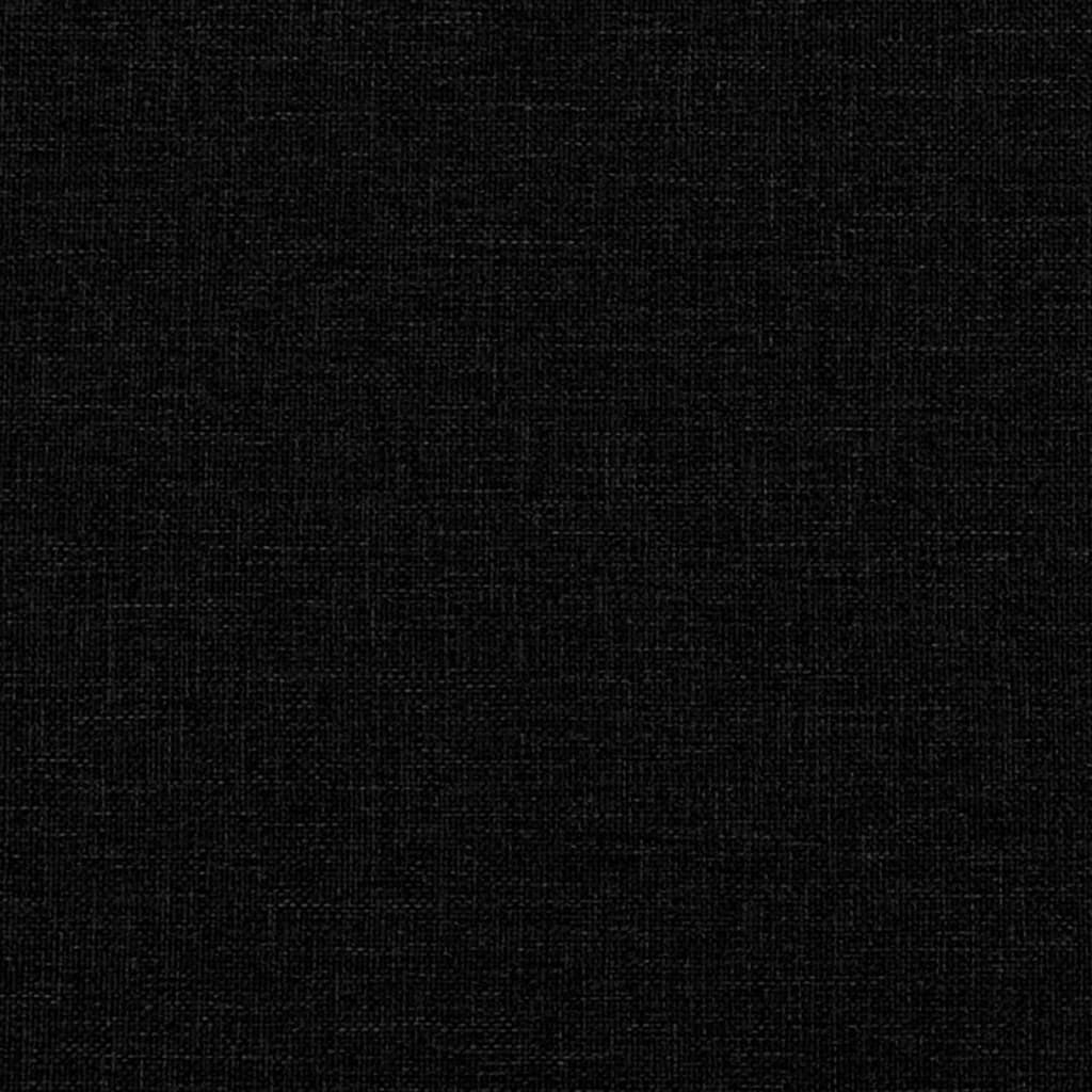 vidaXL Ensemble de canapés 4 pcs avec coussins noir tissu