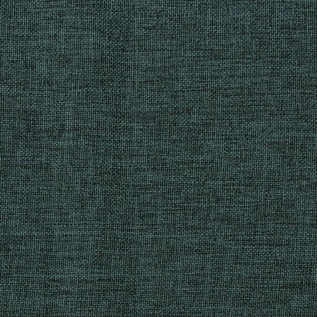 vidaXL Rideau occultant Aspect de lin avec œillets Vert 290x245 cm