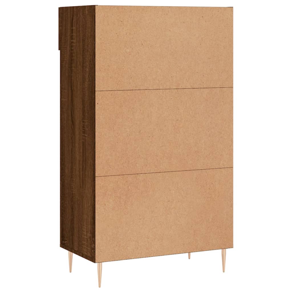 vidaXL Armoire à chaussures chêne marron 60x35x105cm bois d'ingénierie