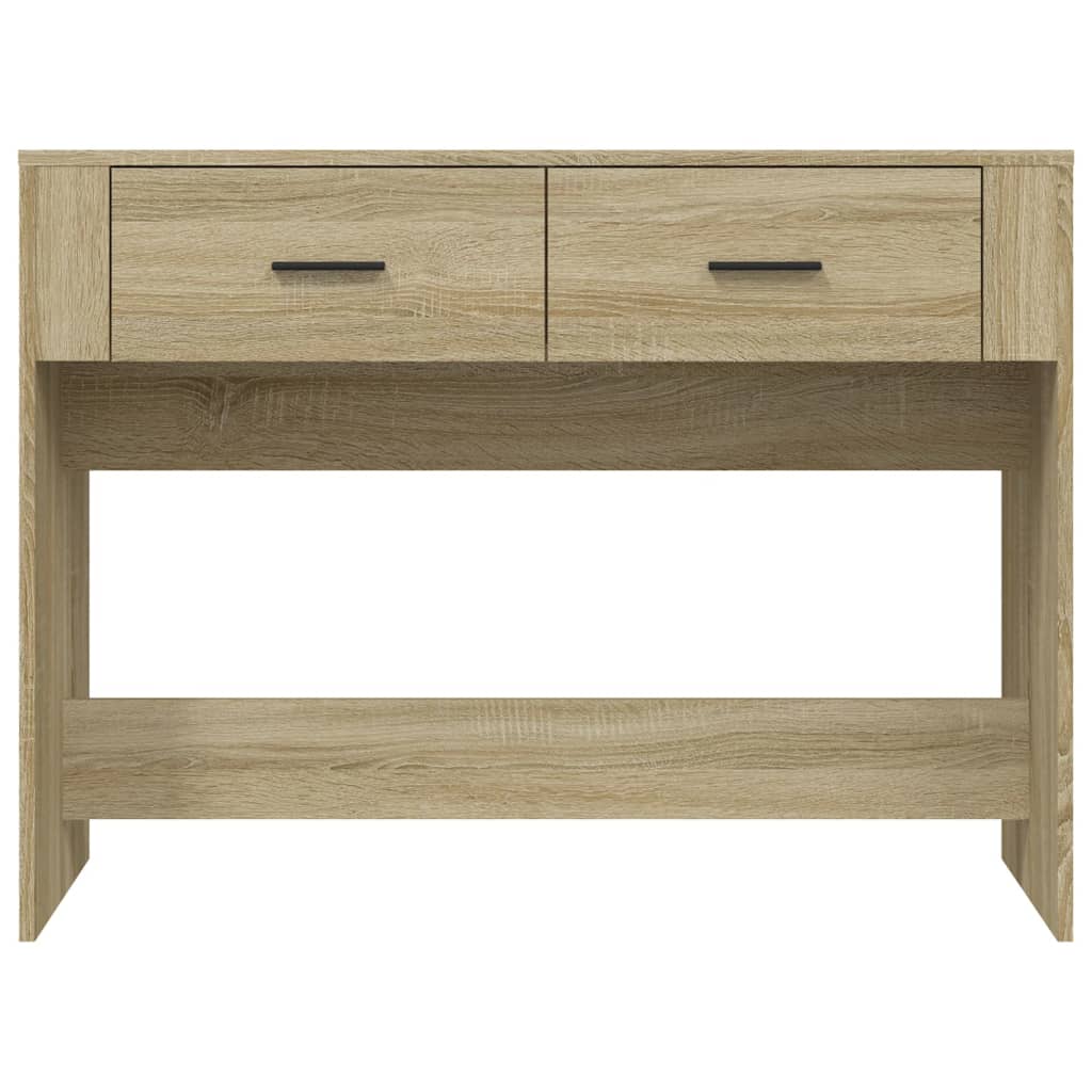 vidaXL Table console Chêne sonoma 100x39x75 cm Bois d'ingénierie